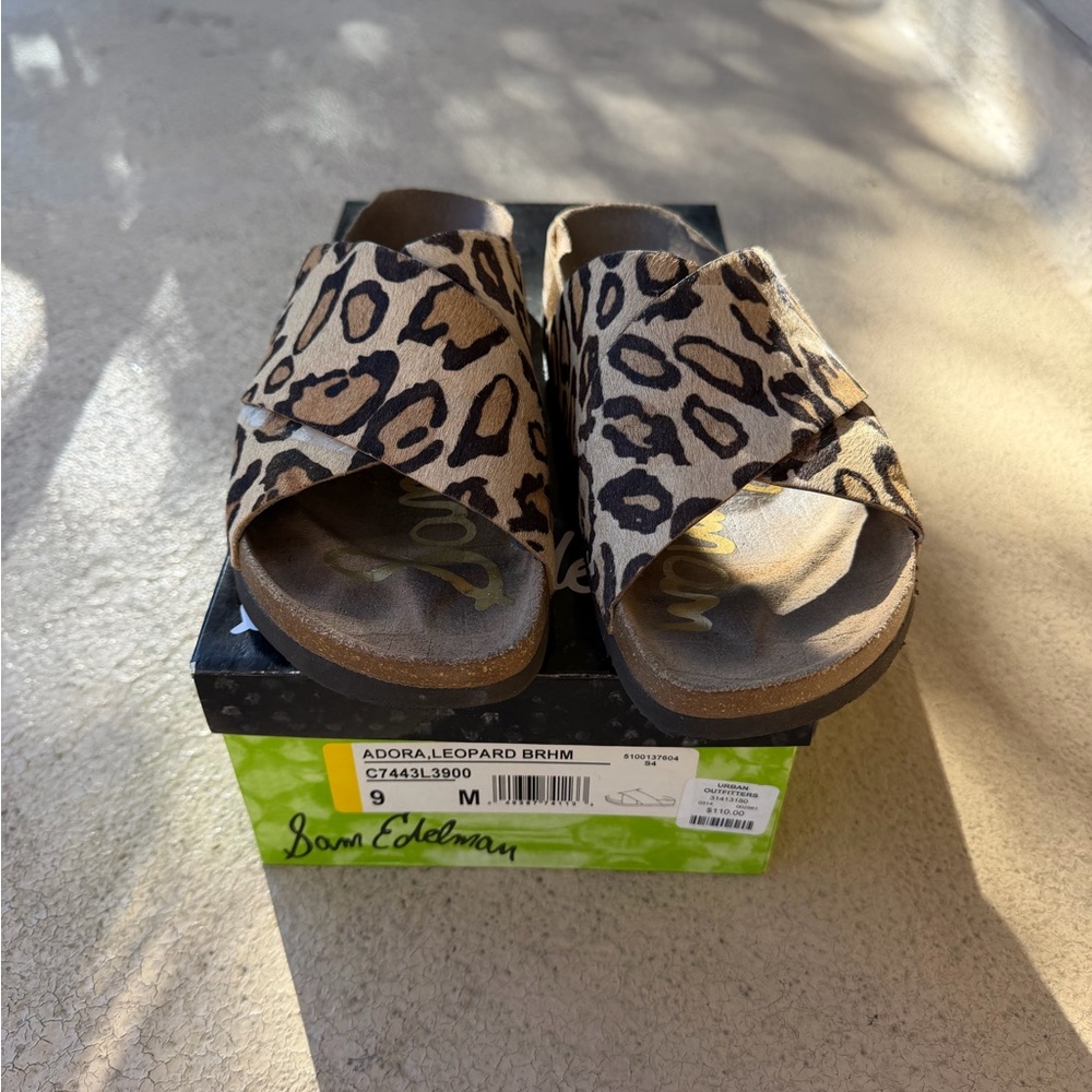 Sam Edelman Leopard Print Sandals